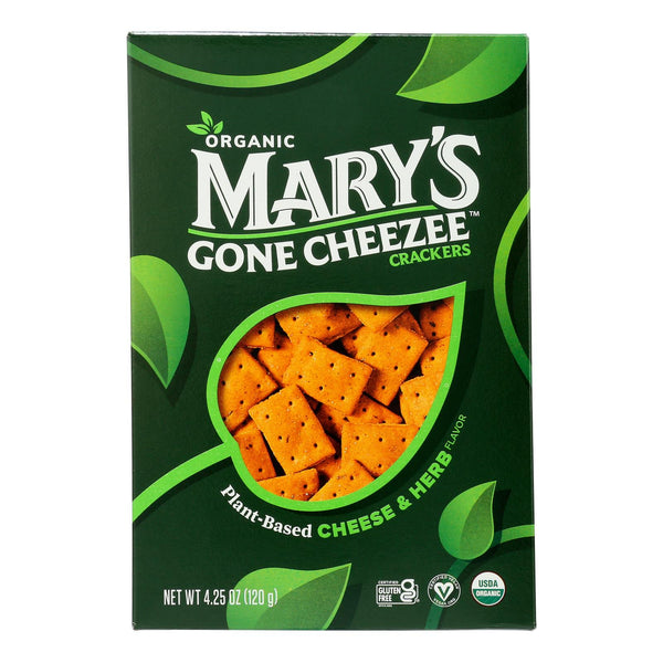 Mary's Gone Crackers - Crckr Peanut Bsd Hrb Chs - Case of 6-4.25 Ounce