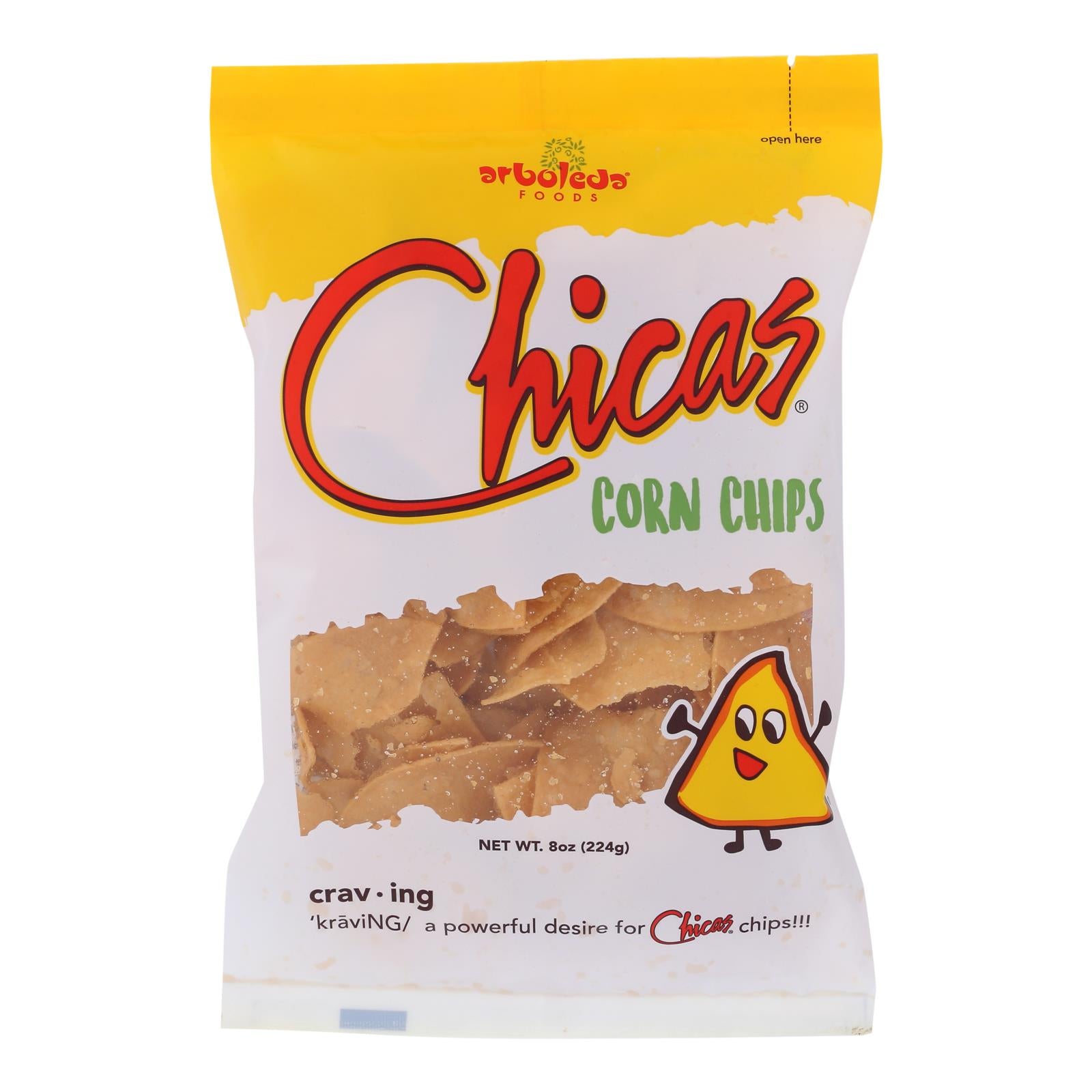 Chicas - Chips Corn Tortilla Original - Case of 9-8 Ounce