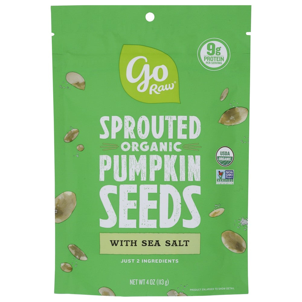 Go Raw Seeds Pumpkin - 4 Ounce, Case of 10