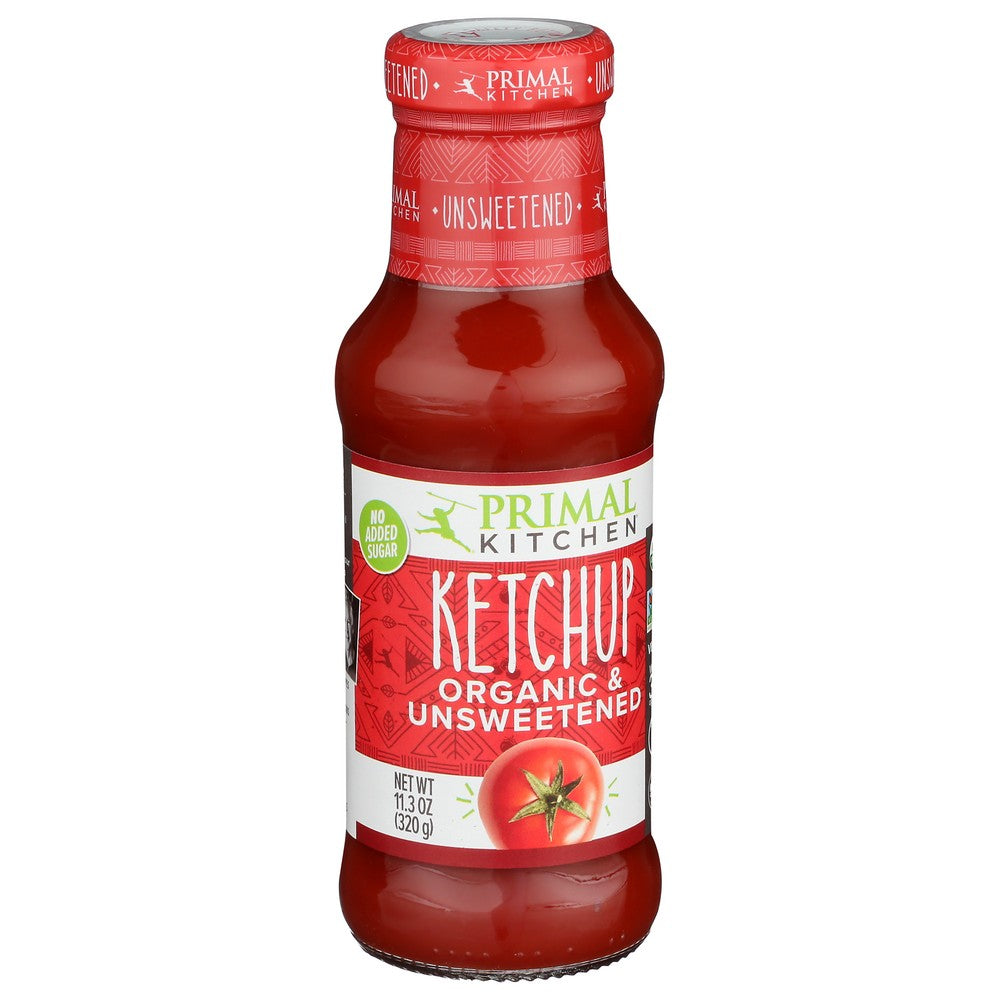 Primal Kitchen Ketchup Unswtnd Organic - 11 Ounce, Case of 12