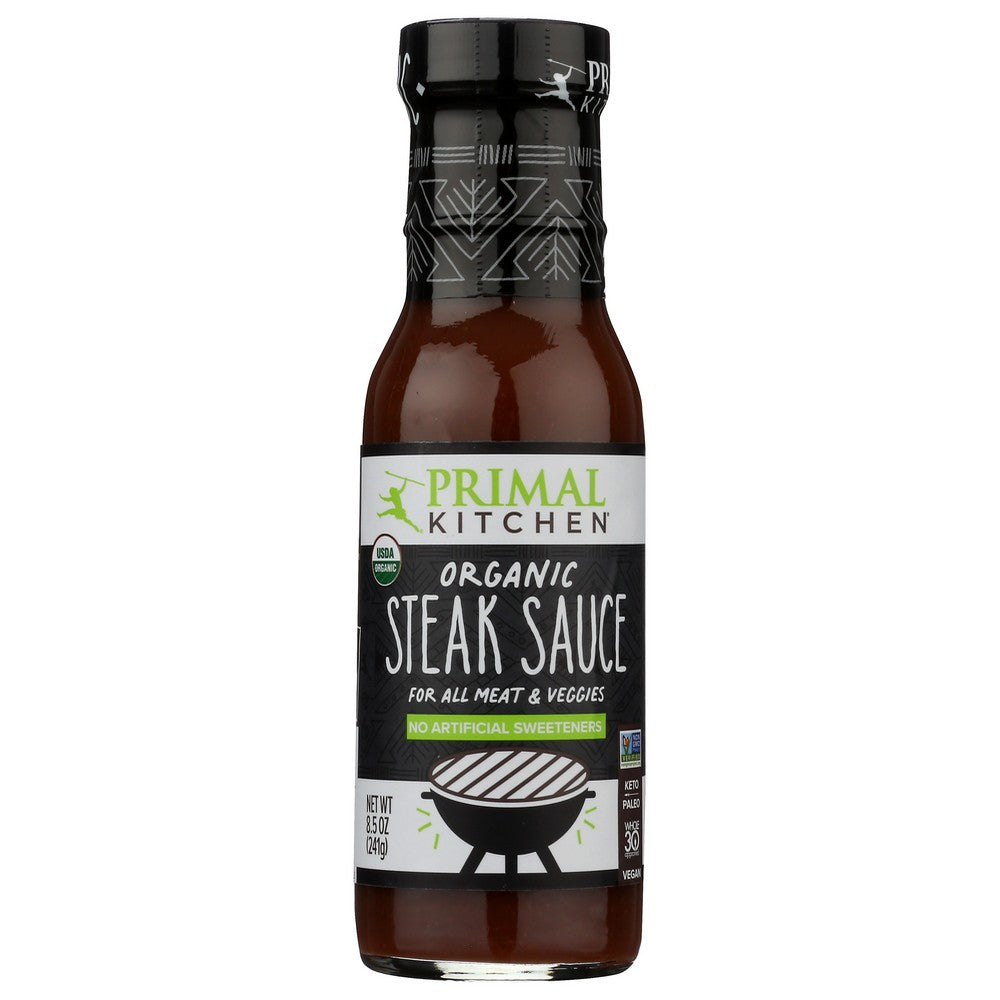 Primal Kitchen Sauce Steak Organic Sf - 9 Ounce, Case of 6