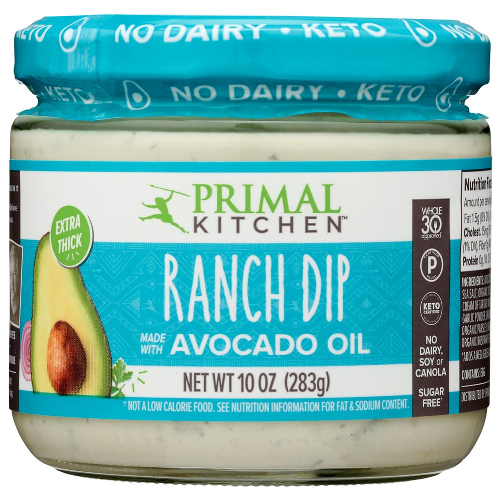 Primal Kitchen Ranch Dipping - 10 Ounce, Case of 6