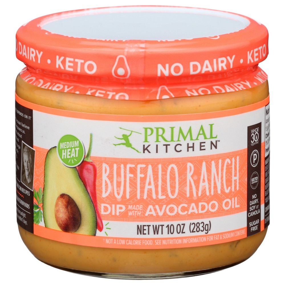 Primal Kitchen Ranch Dipping Buffalo - 10 Ounce, Case of 6