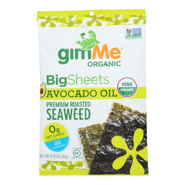 Gimme Seaweed Snacks - Seawd Snack Avocado Oil - Case of 10-.92 Ounce