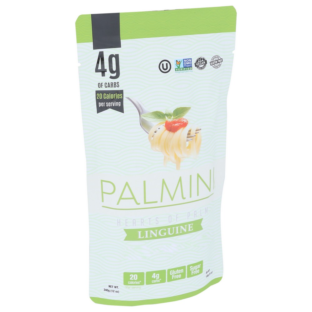 Palmini Pasta Heart Of Palm Pouch - 12 Ounce, Case of 6