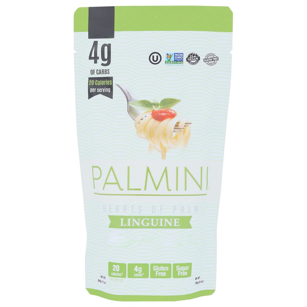 Palmini Pasta Heart Of Palm Pouch - 12 Ounce, Case of 6