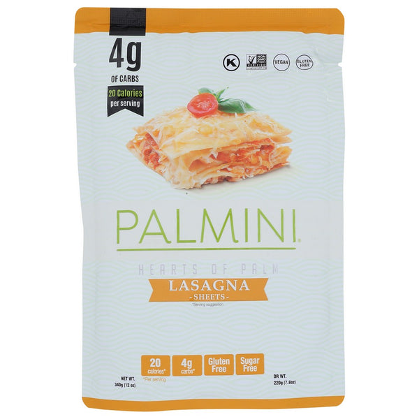 Palmini Ix426112, Lasagna Sheets Hearts Of Palm Pasta 12 Ounce,  Case of 6