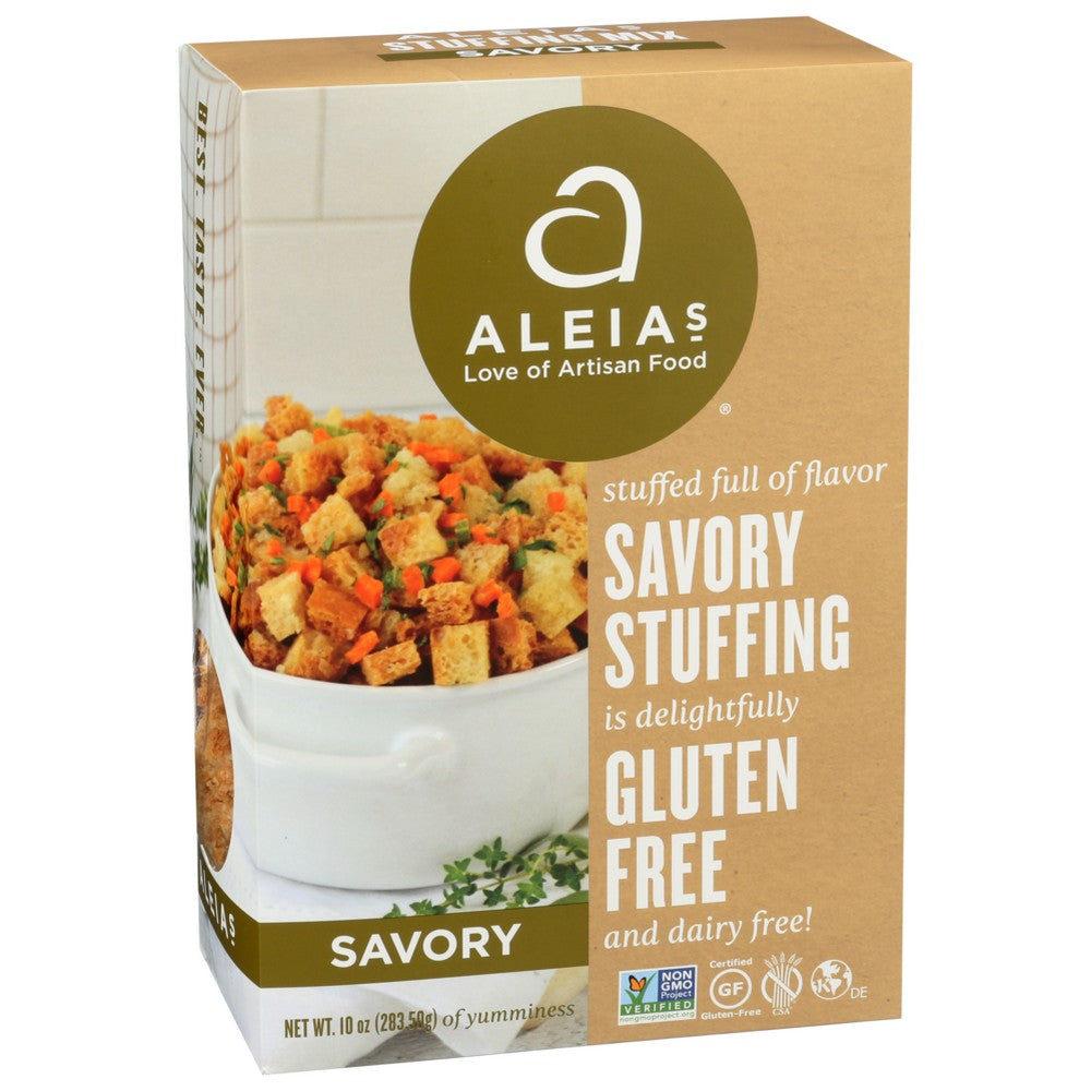 Aleias Stuffing Mix Savory Gf - 10 Ounce, Case of 6