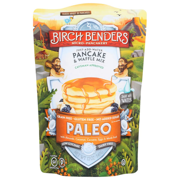 Birch Benders 0202, Paleo 12 Oz Paleo Pancake & Waffle Mix 12 Ounce,  Case of 6