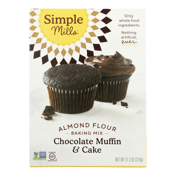 Simple Mills - Mix Chocolate Muffin Cake - Case of 6-11.2 Ounce