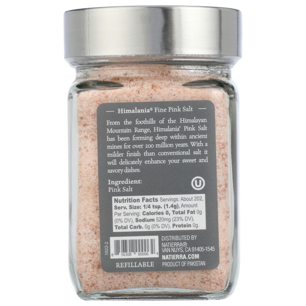 Natierra Salt Pink Fine - 10 Ounce, Case of 6
