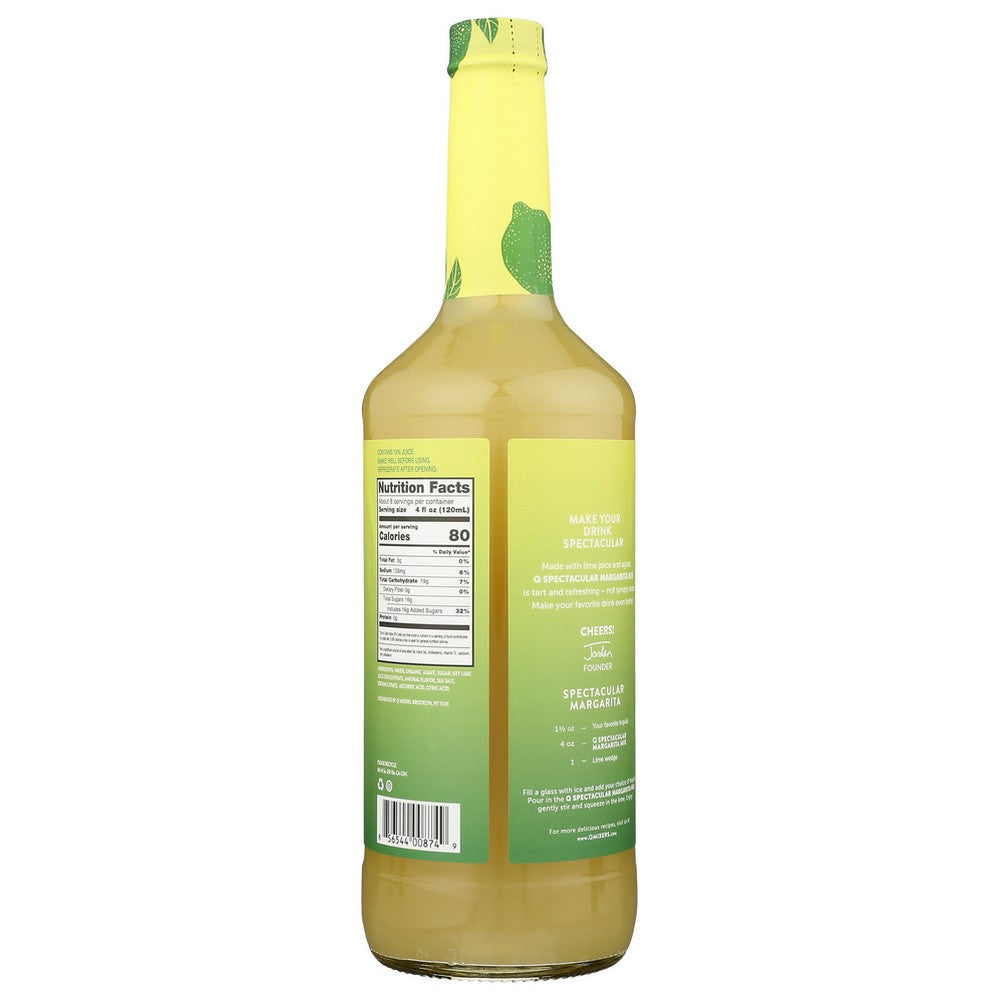 Q Tonic Mixer Margarita - 32 Fluid Ounce, Case of 12
