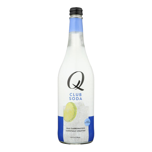 Q Drinks - Club Soda - Case of 8-25.4 Fluid Ounce
