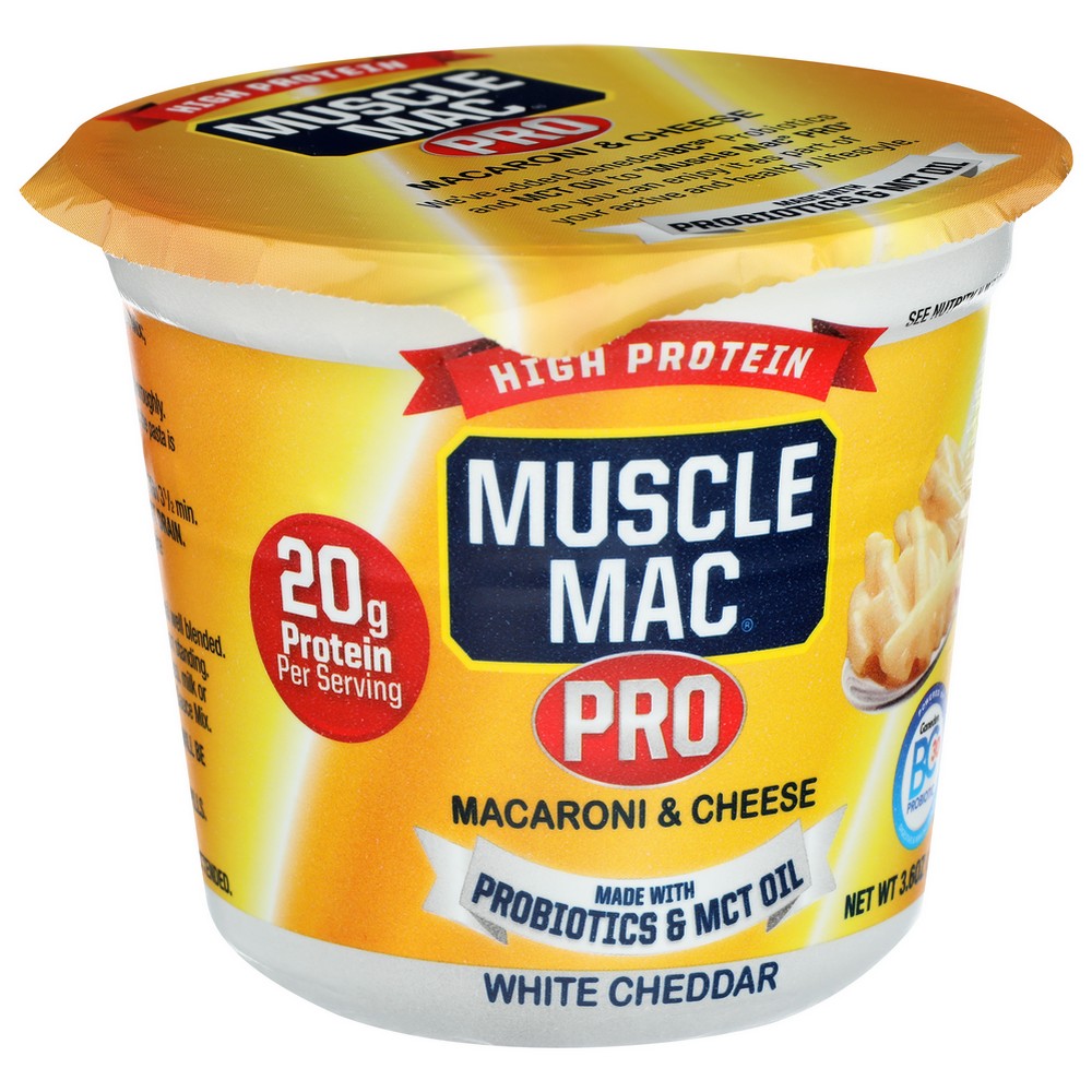 Muscle Mac Mac & Cheese Pro Mct Oil Cup - 4 Ounce, Case of 12
