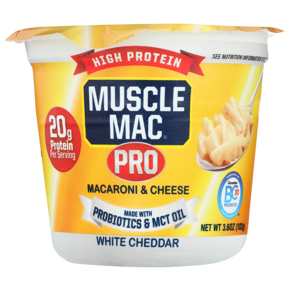 Muscle Mac Mac & Cheese Pro Mct Oil Cup - 4 Ounce, Case of 12
