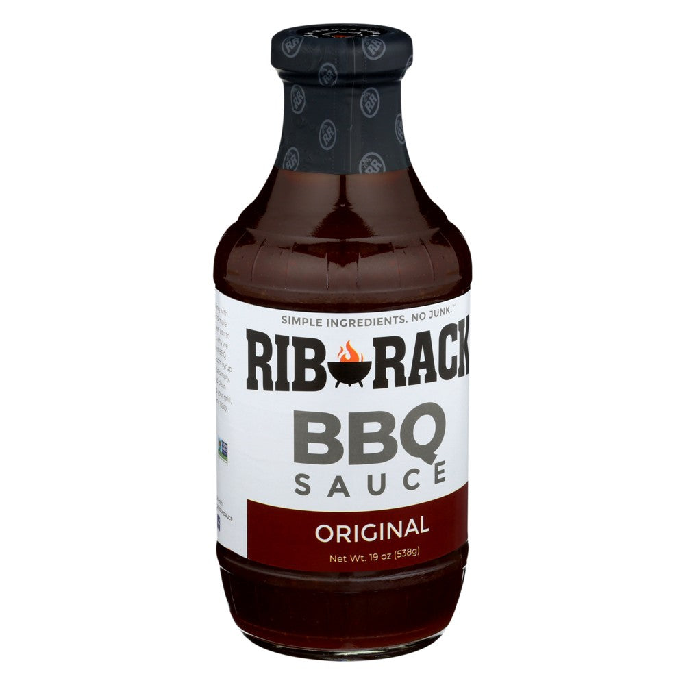 Rib Rack Sauce Bbq Original - 19 Ounce, Case of 6