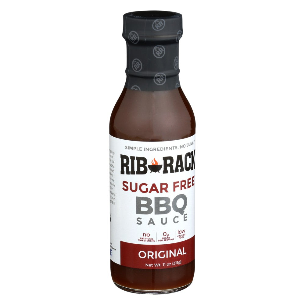 Rib Rack Sauce Bbq Original Sf - 11 Ounce, Case of 6