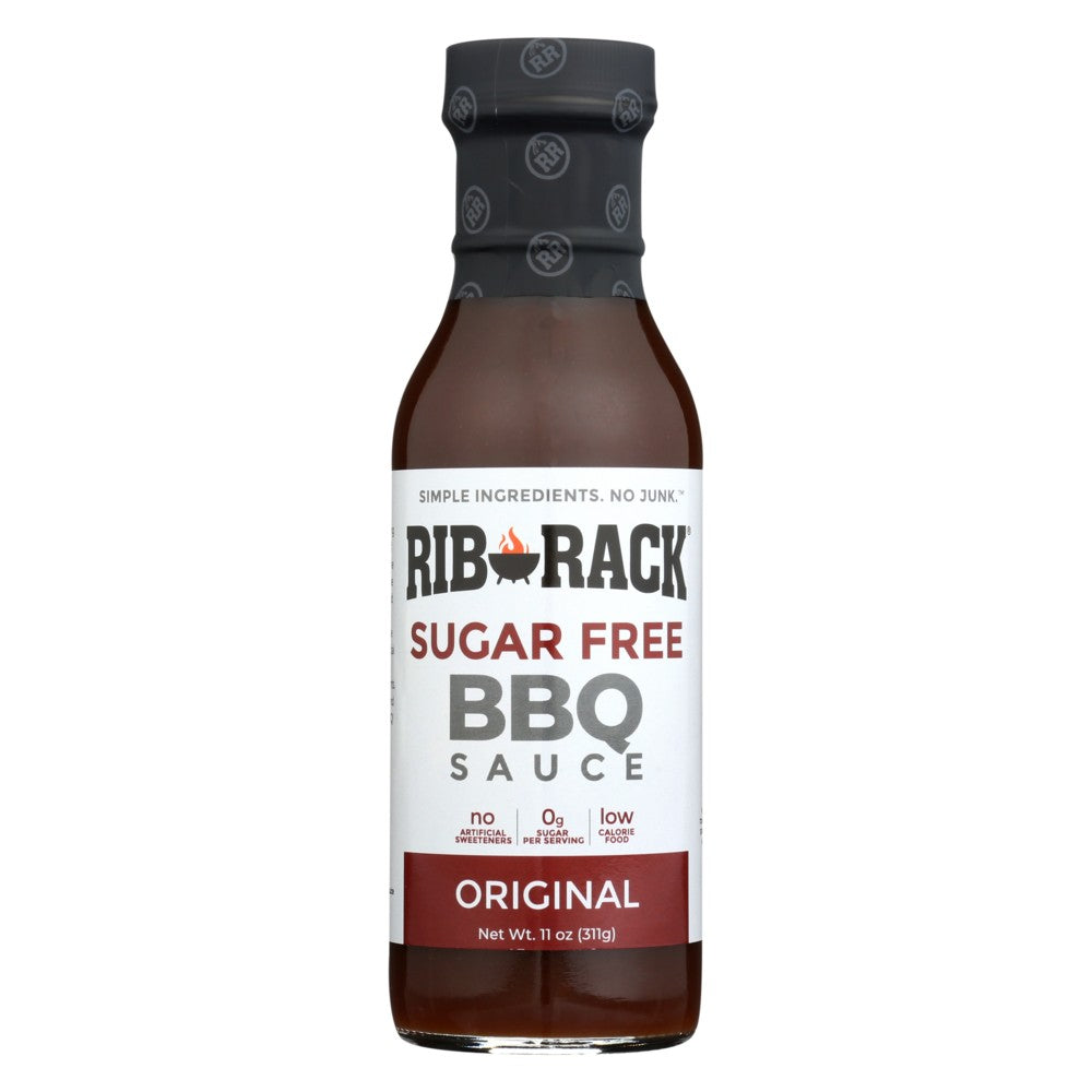 Rib Rack Sauce Bbq Original Sf - 11 Ounce, Case of 6