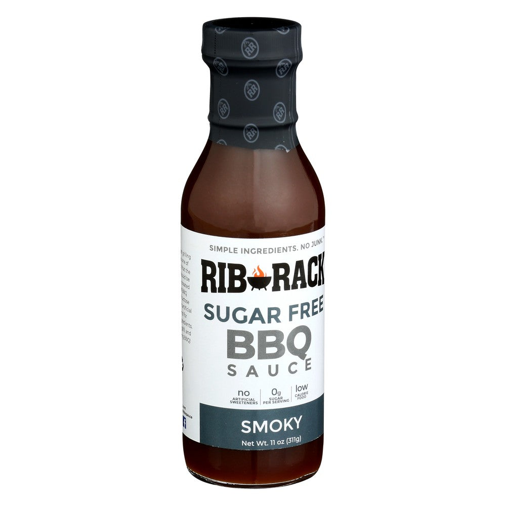 Rib Rack Sauce Bbq Smoky Sf - 11 Ounce, Case of 6