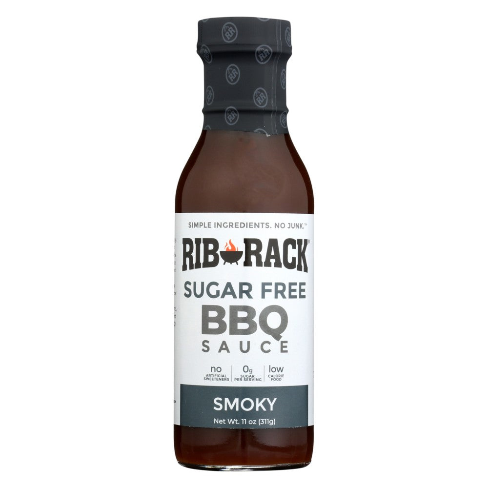 Rib Rack Sauce Bbq Smoky Sf - 11 Ounce, Case of 6