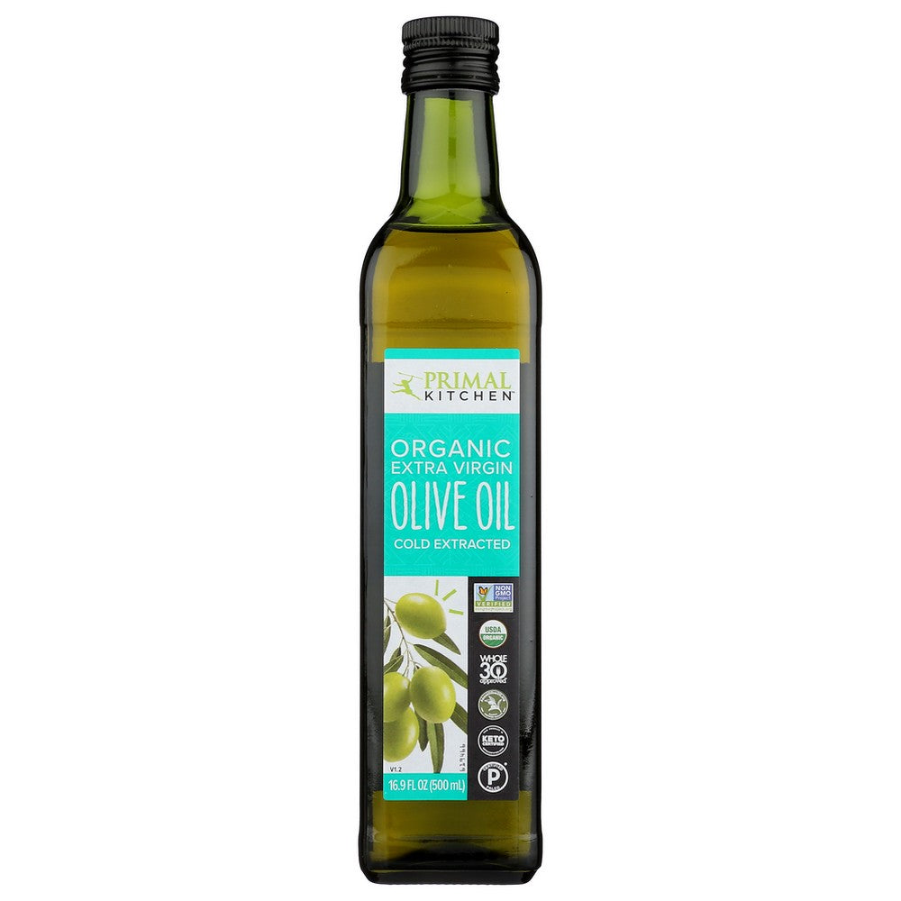 Primal Kitchen Oil Olive Xtra Virgin - 500 Milliliter, Case of 6