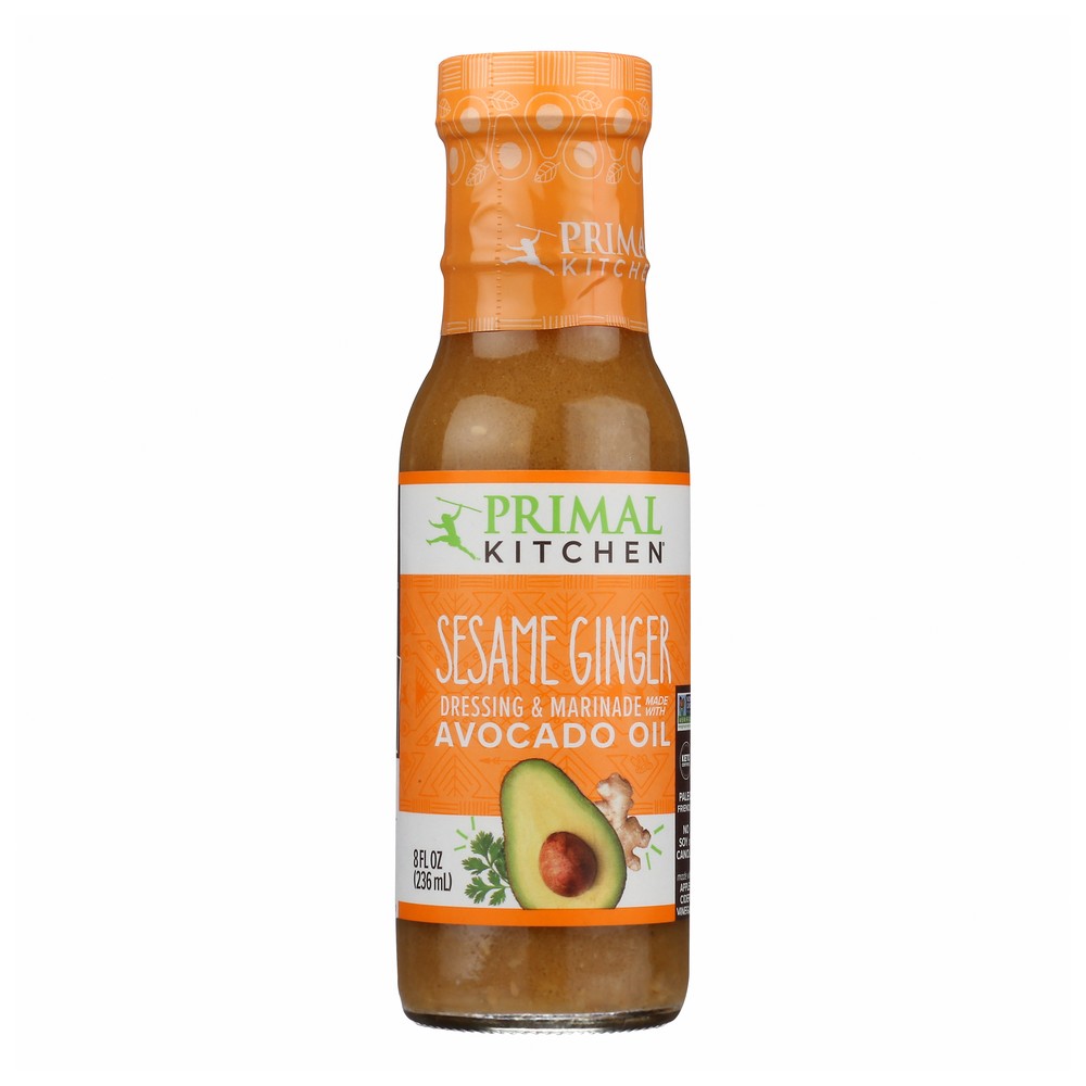 Primal Kitchen Dressing Vngrtt Ssm Gngr - 8 Ounce, Case of 6