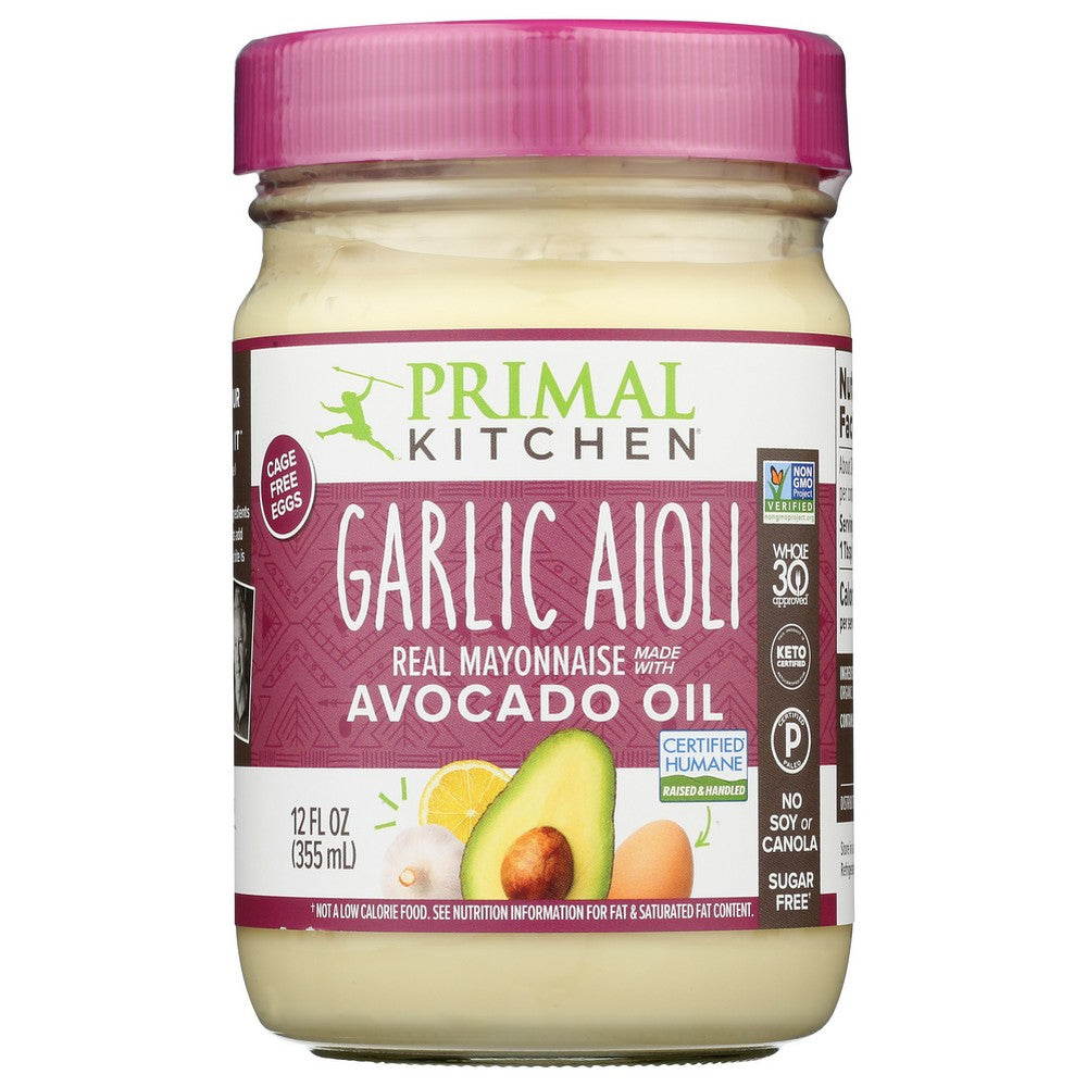 Primal Kitchen Mayo Grlc Aioli Avcdo Oil - 12 Ounce, Case of 6