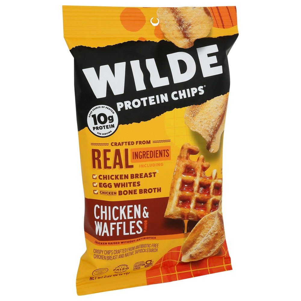 Wilde Snacks Chips Protein Waffles - 2 Ounce, Case of 12