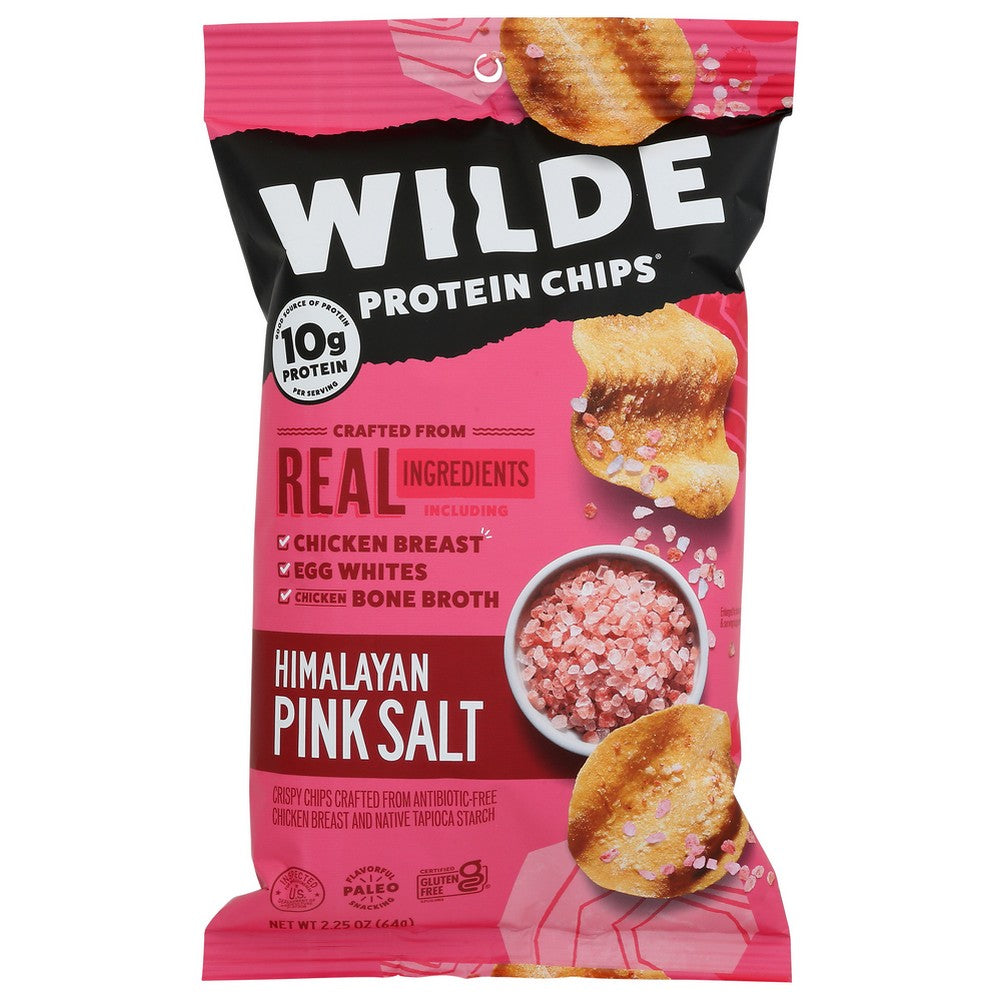Wilde Snacks Chips Protein Hmlyn Sea Salt - 2 Ounce, Case of 12
