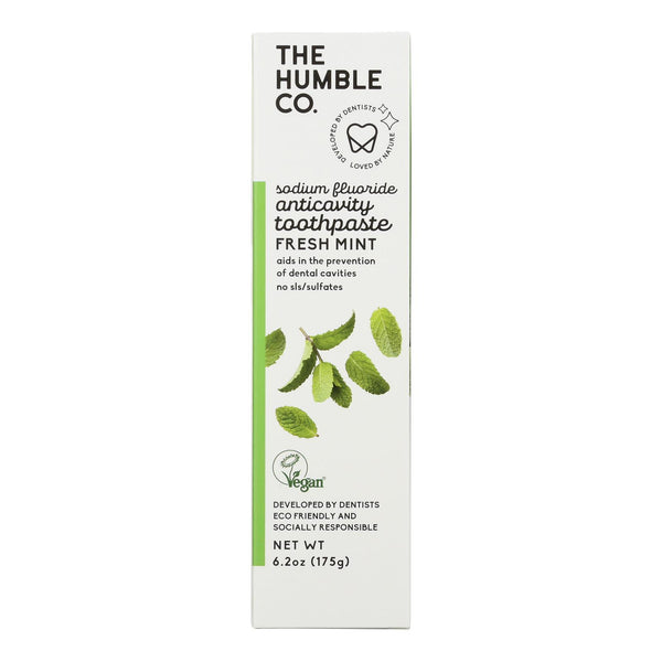 The Humble Co. - Toothpaste Fresh Mint - 1 Each-6.2 Ounce