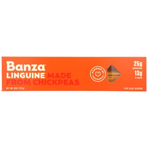 Banza® , Banza Linguine Chickpea Pasta, 8 Oz. Box,  Case of 12