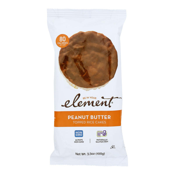 Element - Rice Cake Peanut Bttr Top - Case of 6-3.5 Ounce