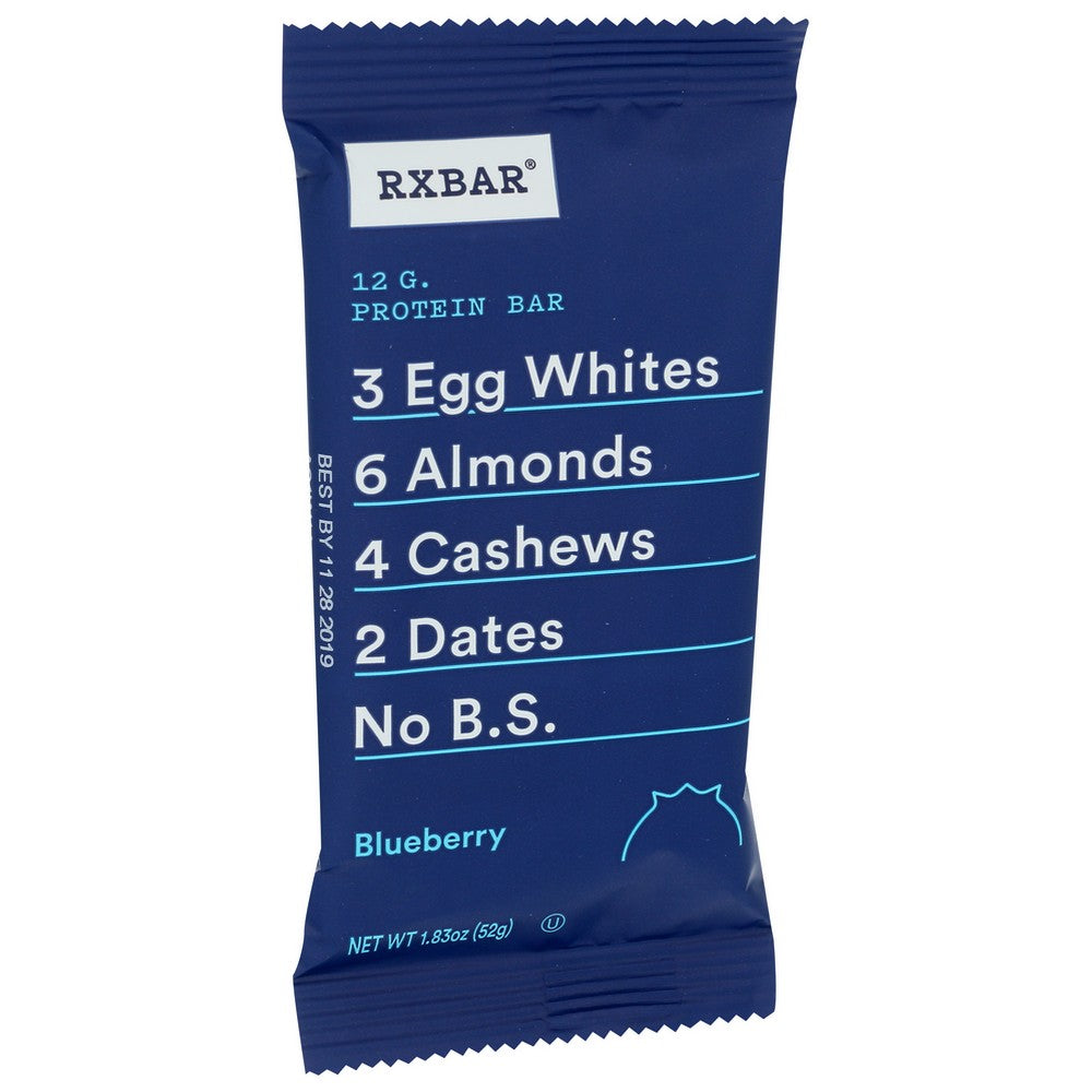 Rxbar Bar Protein Blueberry - 2 Ounce, Case of 12