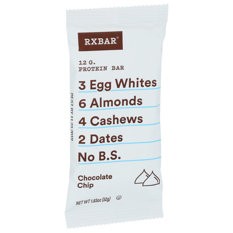 Rxbar® , Rxbar Chocolate Chip Protein Bar, 1.83 Oz.,  Case of 12