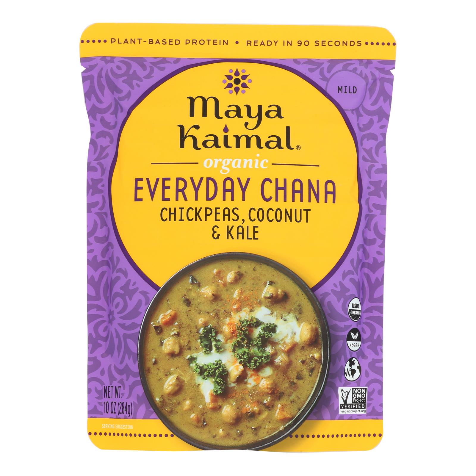 Maya Kaimal - Chana Chckp Coconut Kale - Case of 6-10 Ounce