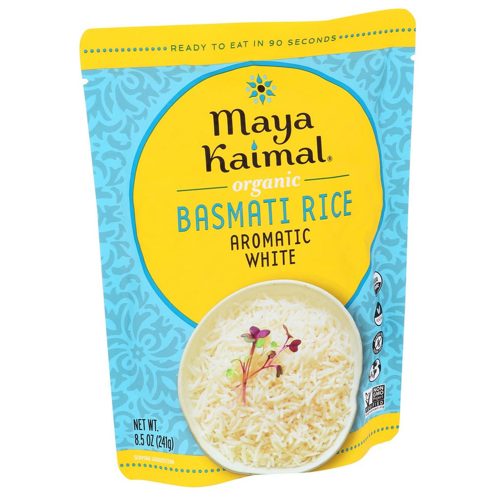 Maya Kaimal Rice Basmati Armtc Organic - 9 Ounce, Case of 6