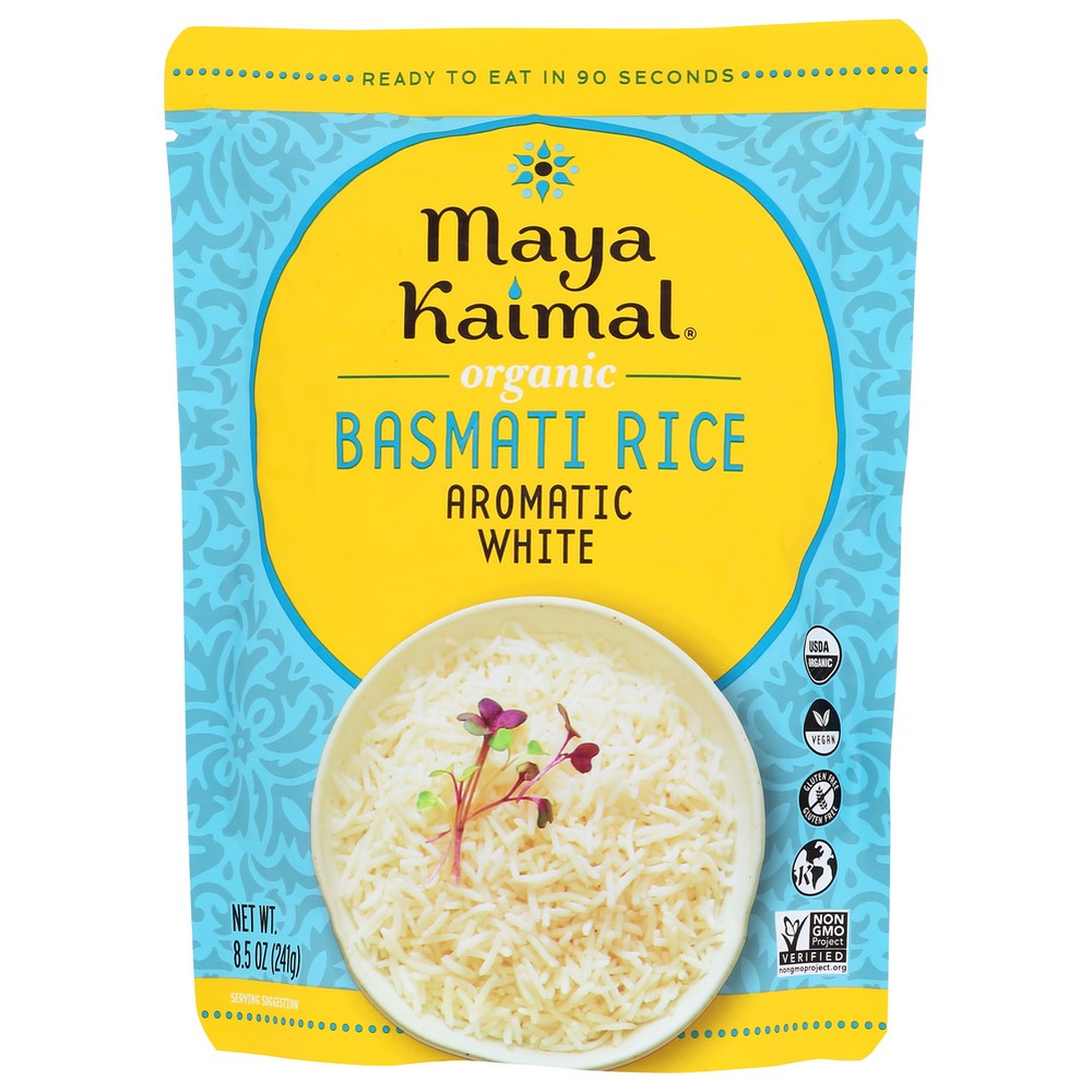 Maya Kaimal Rice Basmati Armtc Organic - 9 Ounce, Case of 6
