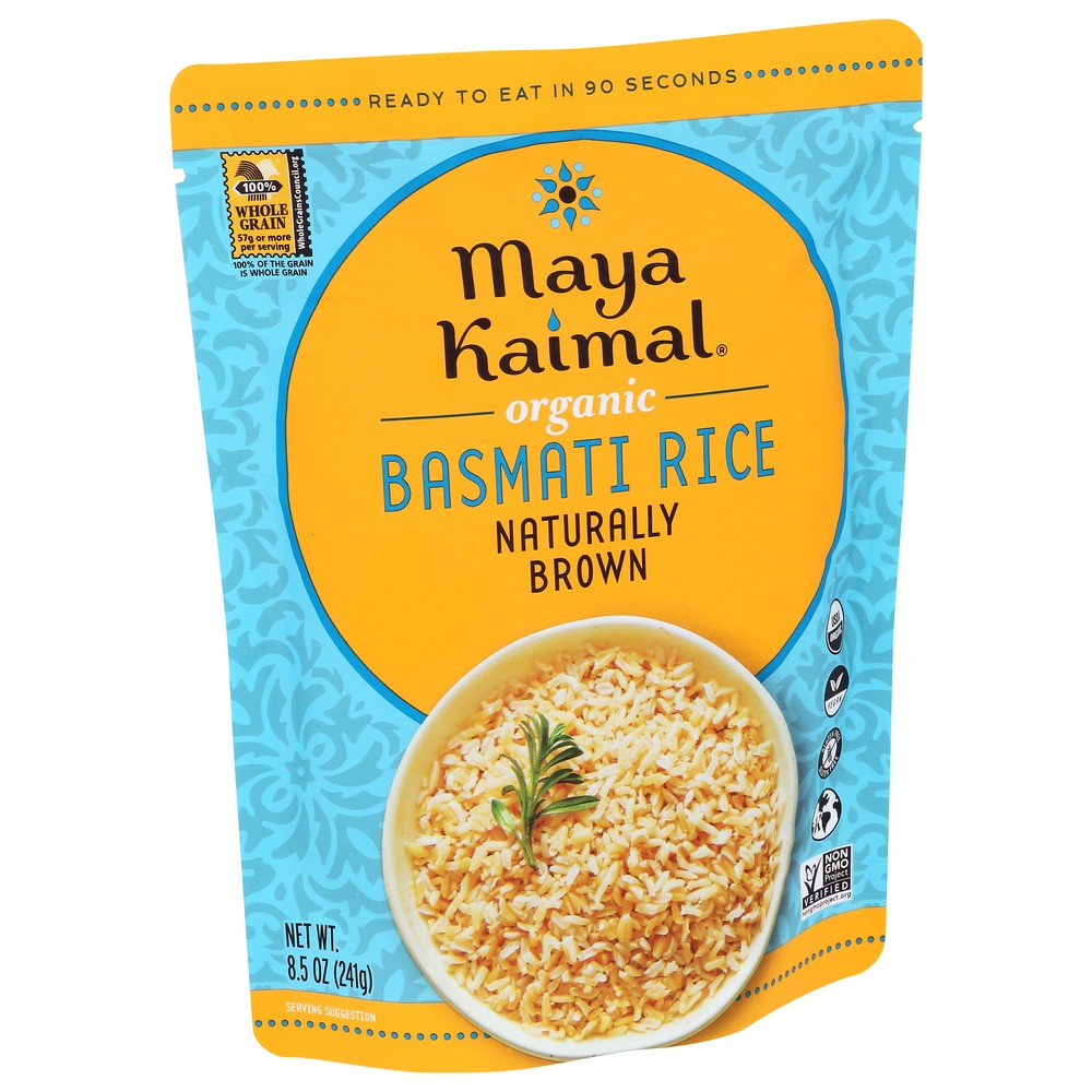 Maya Kaimal Rice Basmati Natrly Organic - 9 Ounce, Case of 6