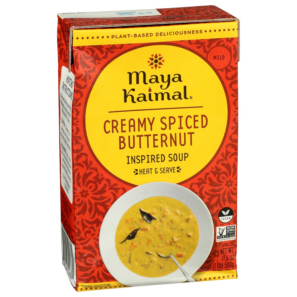 Maya Kaimal Soup Creamy Spce Butternut - 18 Ounce, Case of 12
