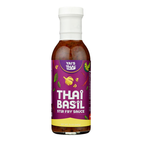 Yai's Thai - Sauce Thai Basil - Case of 6-12 Fluid Ounce