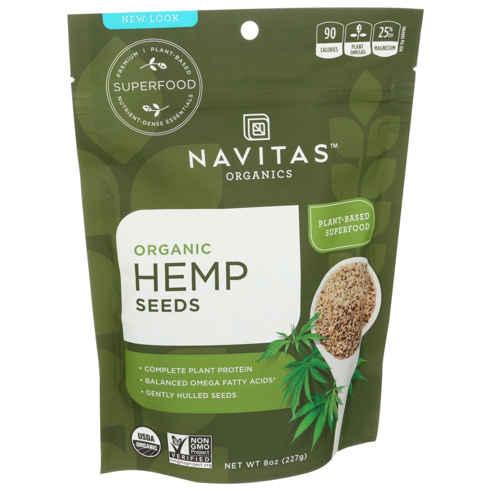 Navitas Seed Hemp Sheld Organic - 8 Ounce, Case of 12