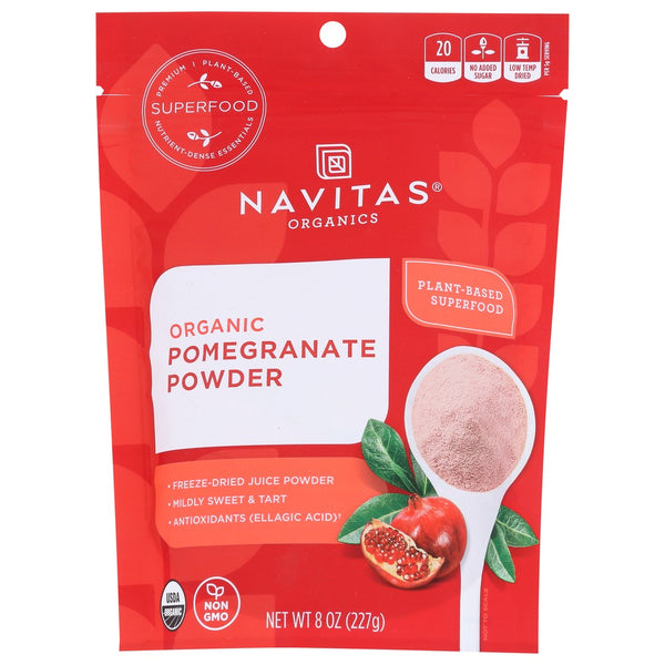 Navitas Organicanics 40002, Navitas Organicanics Freeze Dried Organicanic Pomegranate Juice Powder, 8 Oz.,  Case of 1