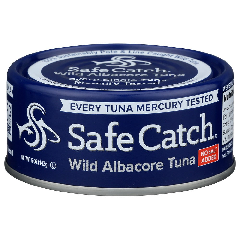 Safecatch Tuna Wild Albacore No Salt - 5 Ounce, Case of 12