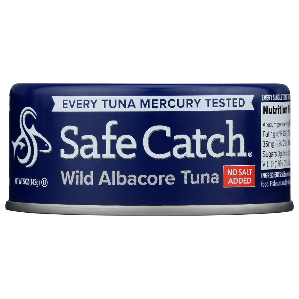 Safecatch Tuna Wild Albacore No Salt - 5 Ounce, Case of 12