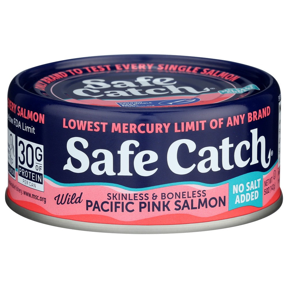 Safecatch Salmon Pink Wild Nsa - 5 Ounce, Case of 6