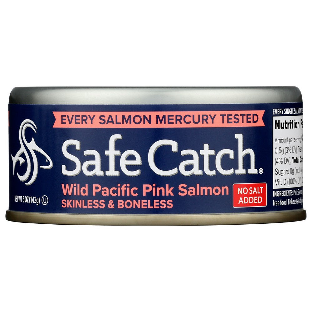 Safecatch Salmon Pink Wild Nsa - 5 Ounce, Case of 6