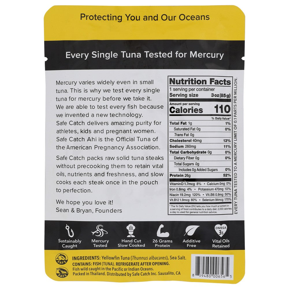 Safecatch Tuna Ss Yellowfin - 3 Ounce, Case of 12