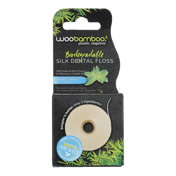 Woobamboo - Floss Silk Mint 20 Meters - Case of 6-Count