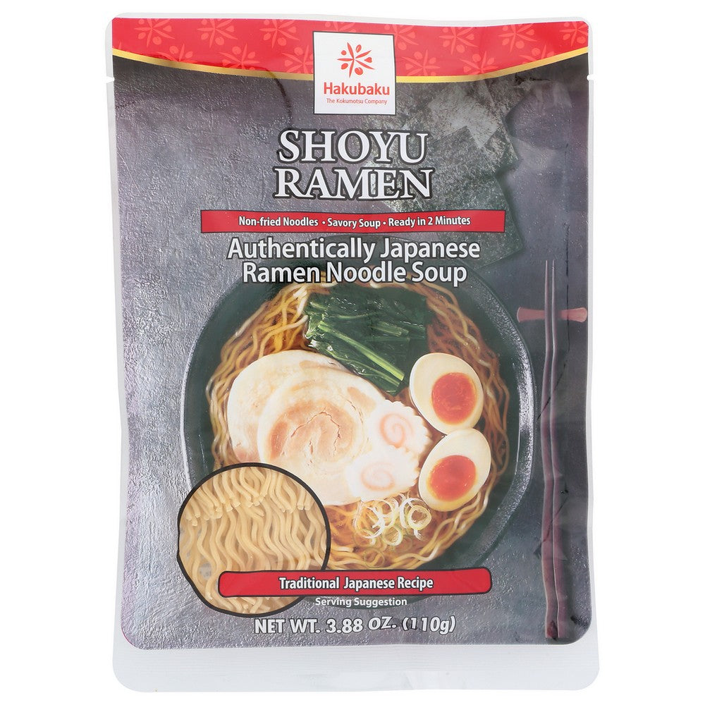 Hakubaku Ramen Shoyu Japan - 4 Ounce, Case of 12