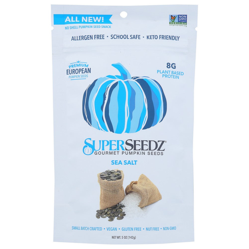 Super Seedz Seed Pumpkin Seasalt - 5 Ounce, Case of 6